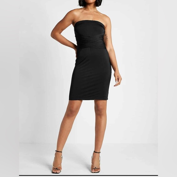 Express Black Backless Dress - Picture 6 of 16